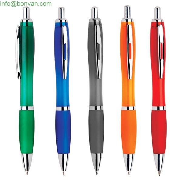 Buy cheap Cheap Wholesale Curvy transparent Promotional Ball Pen,advertising ballpoint pen from wholesalers