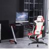 Buy cheap Comfortable White PU Leather Racing Gaming Chair for Professional E-sports Performance from wholesalers