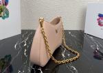 Pink Single Shoulder 25.5x15.5x4cm Underarm Chain Bag Big Capicity For Women