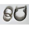 Buy cheap Custom V Band 3 Inch Exhaust Clamp Flange Heavy Duty Tube Clamp Iso Certified from wholesalers