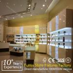 customized luxury cosmetic showcase display cabinet