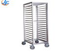 RK Bakeware China Foodservice NSF MIWI Bakery Double Oven Baking Tray Trolley,