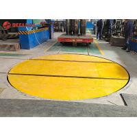 Buy cheap Q235B Steel Train Station Move Locomotive Turntable product