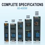 Project Specific Switching Power Supply LED Driver 12V 33.3A 400W Power Supply