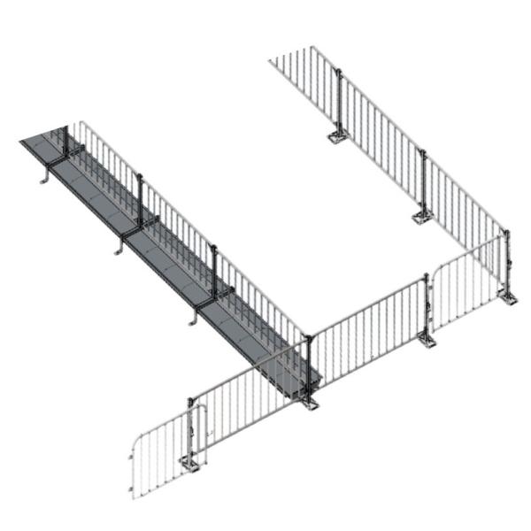 Buy cheap Pig Farm Customized Size Swine Cage Crate With Concrete Slatted Floor from wholesalers