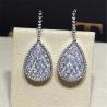 Buy cheap full diamond earrings 18kt gold with yellow gold or white gold from wholesalers