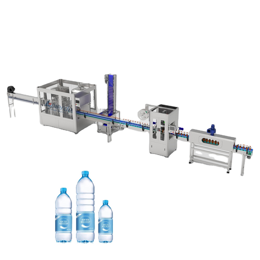 2000BPH Capacity Auto Liquid Filling Machine 1800KG Pure Water Packaging Machine