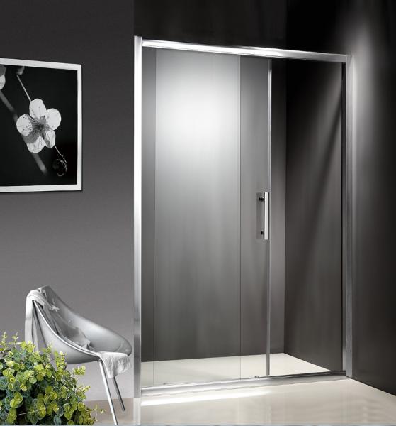 Quality 1200-1800X1950mm Replacement Sliding Glass Shower Doors , Shower Cubicle Doors With Double Wheels for sale