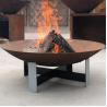 Buy cheap 6mm Steel Fire Pits Diameter 600mm Corten Steel Fire Bowl from wholesalers