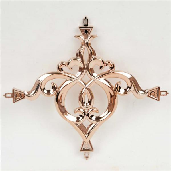 Buy cheap Elegant Georgian Bar Flowers in Rose Gold for Home Beauty Insulated Glasses Units from wholesalers