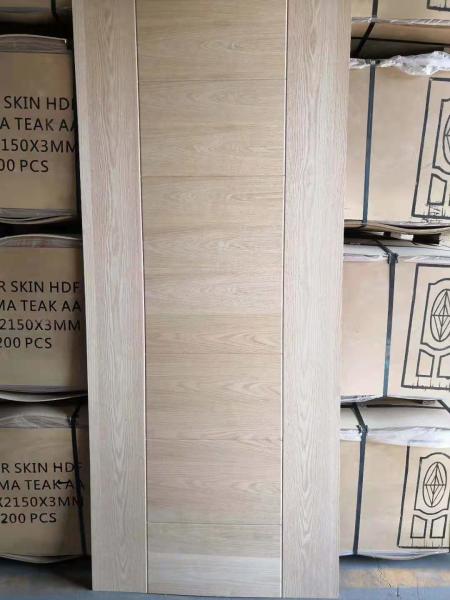 Buy cheap 2.7mm,3mm Teak Veneer MDF Door Skin/Teak Veneer Moulded PLYWOOD door skin from wholesalers