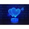Buy cheap 7 Colors Gradual Changing 3D LED Illusion Lamps Touch Switch USB Table Lamp from wholesalers