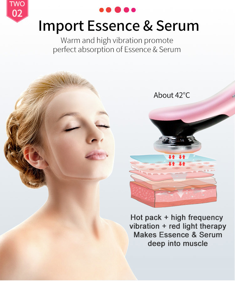 Skin Care Facial Massager EMS Beauty Instrument For Home Use