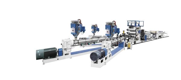 Quality 8Ton Capacity suitcase PC Luggage sheet extrusion machine for trolley luggage for sale