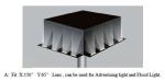 Bridgelux / CREE LED Chip LED Tunnel Light With 200W Tunnel , IP65
