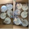 Buy cheap 176lbs Stainless Steel Nylon Casters 75mm White Wheel Threaded Stem Side Lock from wholesalers