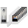 Buy cheap Metal Apartment Video Doorbell Intercom 4 Wire Cable 4.3 Inch Monitor from wholesalers