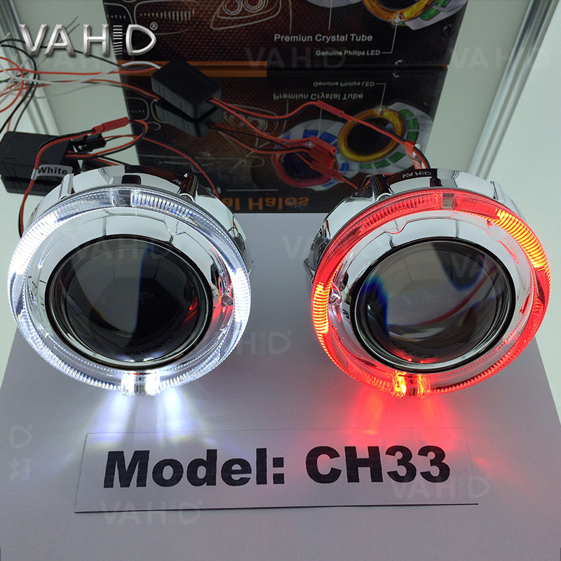 CH33 3.0inch Crystal angel eye Bixenon Car hid xenon projector kit