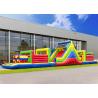 Buy cheap Moon Bounce Obstacle Course Bouncer PVC Inflatable Obstacle Courses Rental For Adults from wholesalers