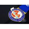 Buy cheap Baseball Or Hockey Dancing Custom Sports Medals For Canada With Printed Ribbon from wholesalers