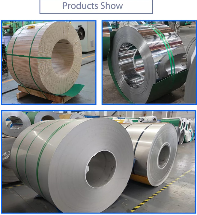 TISCO Mirror Stainless Steel Coils For Chemical Equipment 0.1~16mm Thickness