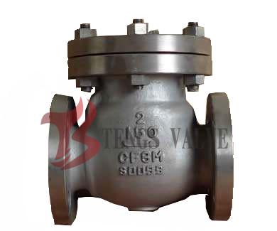 Buy cheap Flanged Swing Disc Check Valve A351 CF8M 2 Inch 150LB Metal Seat Full Bore from wholesalers