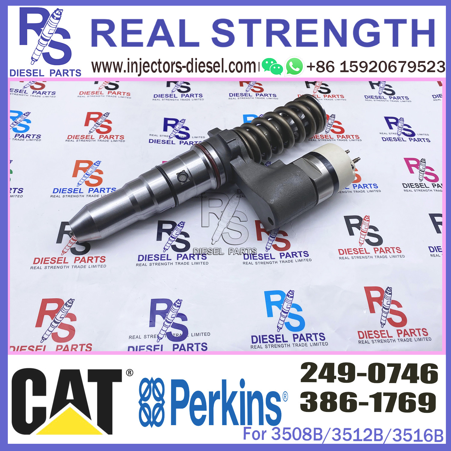 Diesel Engine 3512B Caterpillar Fuel Injector 2490746 249-0746 386-1769