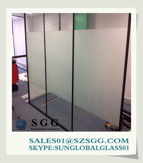 Buy cheap price Frosted Glass office Door from wholesalers