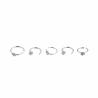 Buy cheap 316L stainless steel nose rings C shape piercing jewelry nose rings from wholesalers