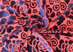 Super - Soft Embossed Korea Velvet Fabric , 5 % Spandex Velvet Material For