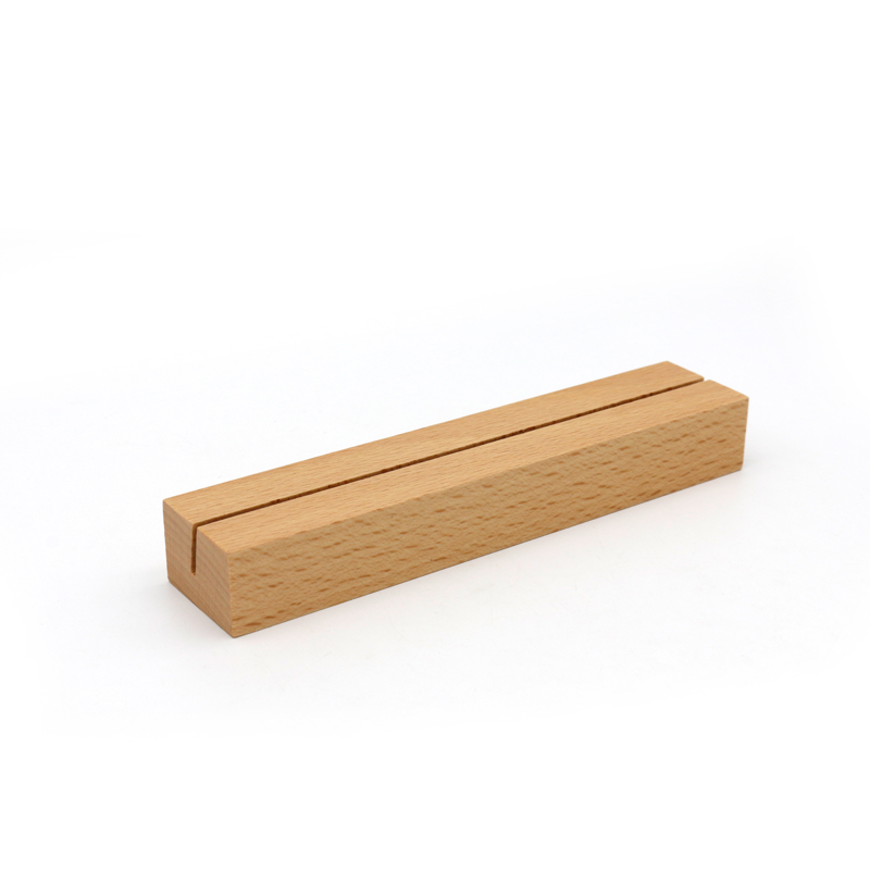 Wooden Menu Base Table Top Memo Stand