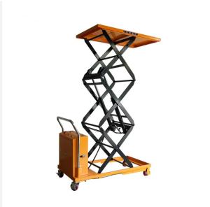 Buy cheap Heavy Duty 1000kgLifting 1m Electric Static Mobile Automatic Lift Tables Portable Scissor Lift Table Trolley from wholesalers