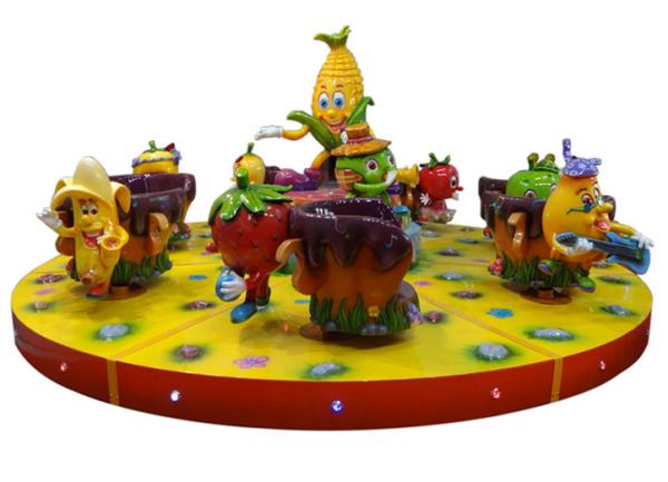 Buy cheap 7 Carriages Coffee Cup Ride , Spinning Tea Cups 1.5 KW Power Fashion Design from wholesalers