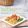 Buy cheap Rectangular Disposable Serving Plates 100% Natural Sugarcane Bagasse Fiber Platter Biodegradable & Compostable Party from wholesalers