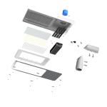 Integrated Smart LED Street Garden Light 75 Watt Led Street Light Multifunctiona