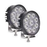 2PCS EMC Off Road LED Work Flood Lights 54W R10 For ATV SUV UTV