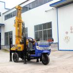 Double Cylinder Lifting Water Well Drill Rig Crawler Type 200 Meters Deep