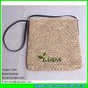 Buy cheap LDLF-083 natural raffia straw bag hand crochet shoulder raffia straw handbag from wholesalers