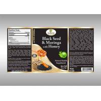 Buy cheap Fade Resistance PMS Adhesive Bopp Vinyl Honey Jar Metallic Label Stickers product