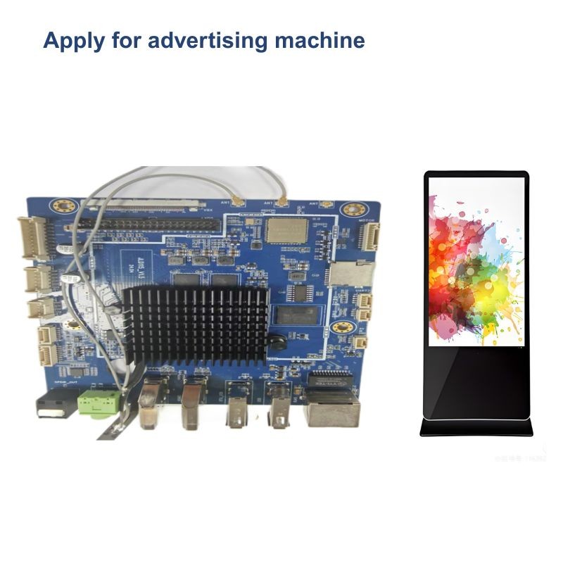 JLD-A03 4K Digital Advertising Display Kiosk Android12 Mainboard Android Board