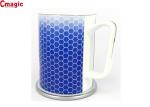 Food Grade Electric Coffee Cup Warmer , Usb Heated Coffee Cup 370ml Volume
