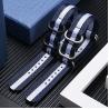 Buy cheap Waterproof Black 24mm Watch Band Strap ODM 22mm Watch Strap Nylon SS Buckle from wholesalers