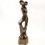 Natrual Metal Bronze Lover Cast Iron Angel Statue Life Size / Cast Iron Garden