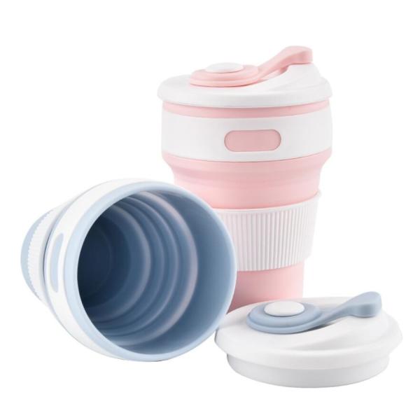 Buy cheap 350ml Collapsible Travel Water Bottle , Silicone Collapsible Travel Cup from wholesalers