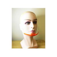 Buy cheap FDA Clear Bottom Clear Half Visor Face Shield Mouth Cover For Hotels product