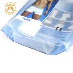 50 Microns Clothing Clear Plastic Zip Lock Pouches Mylar Packaging Stand Up Bags
