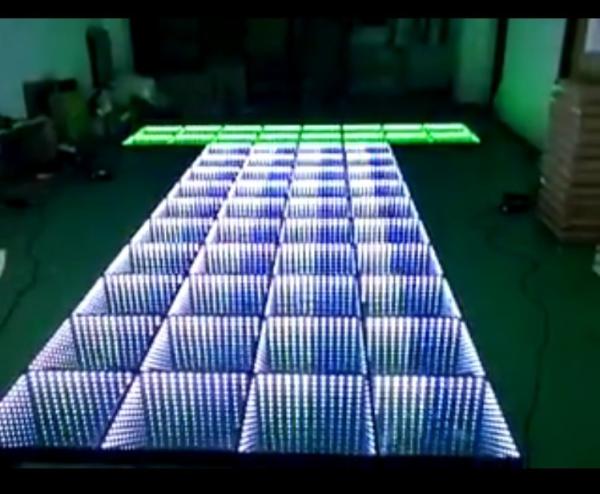 Buy cheap Shenzhen Shinning interactive led dance floor panels for stage club from wholesalers