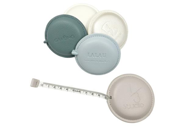 Buy cheap 70mm Round Personalized retractable cloth tape measure Soft PU clothing measuring tape from wholesalers