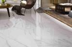 Fashion Marble Look Porcelain Tile , 24x48 Floor Tile Accurate Dimensions Living