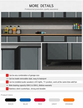 Rolling Metal Tool Storage Cabinets Cold Rolled Steel Customized Support OEM for Garage
